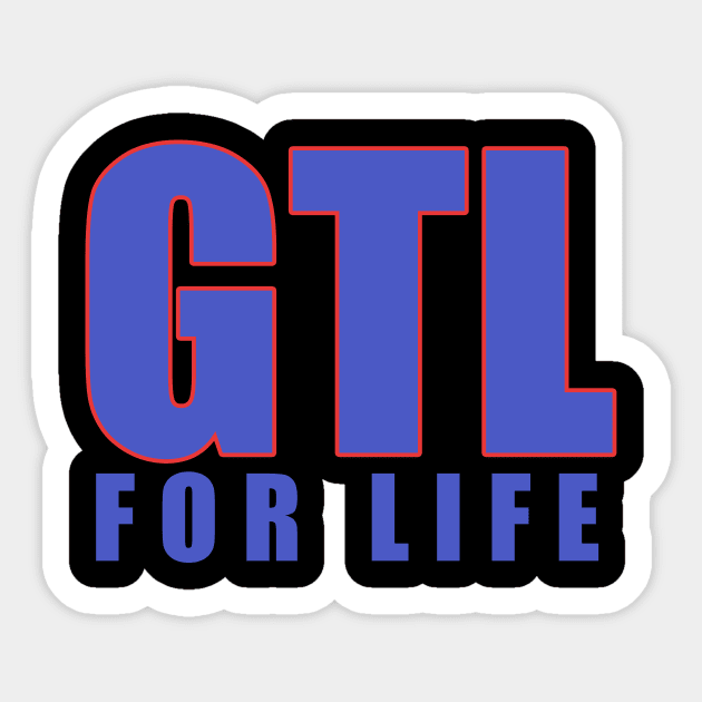 GTL Funny Gym Tan Laundry Gifts for Jersey Men Sticker by TheOptimizedCreative